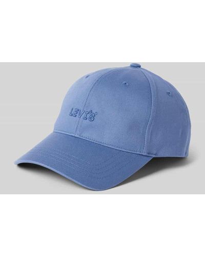 Levi's Basecap mit Label-Stitching - Blau