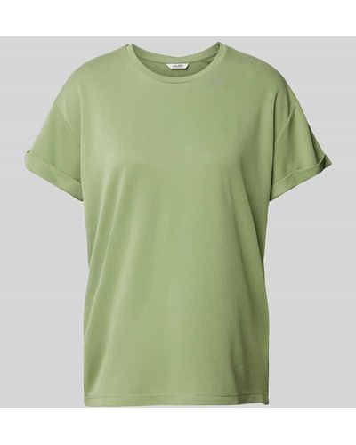 Mbym T-Shirt mit Rundhalsausschnitt Modell 'Amana' - Grün