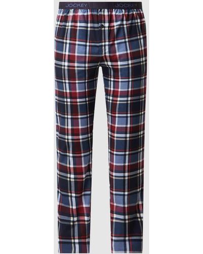 Jockey Pyjama-Hose mit elastischem Bund - Blau