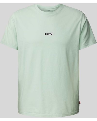 Levi's Relaxed Fit T-Shirt mit Logo-Stitching - Grün