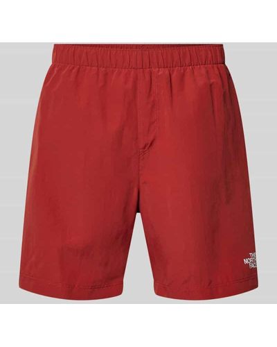 The North Face Shorts mit Label-Print Modell 'WATER' - Rot