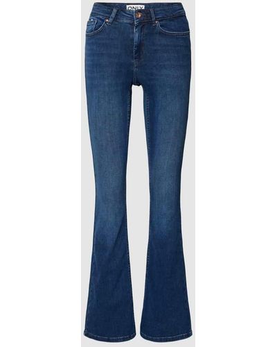ONLY Jeans im 5-Pocket-Design Modell 'ONLBLUSH' - Blau