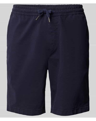 Urban Classics Regular Fit Shorts mit elastischem Bund - Blau