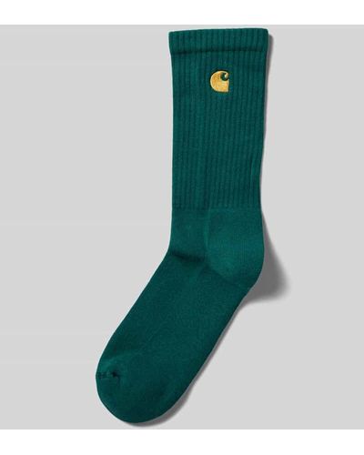 Carhartt Socken mit Label-Stitching - Grün