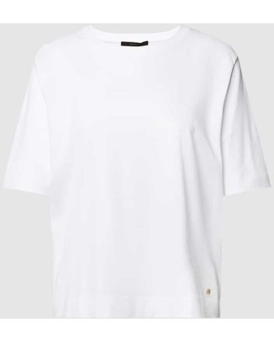 Windsor. T-Shirt mit Label-Detail - Weiß