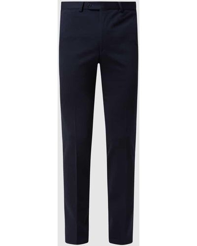 DIGEL Modern Fit Anzughose aus Jersey Modell 'Sergio' - Blau