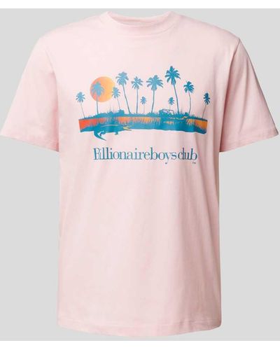 BBCICECREAM T-Shirt mit Label- und Motiv-Print - Pink