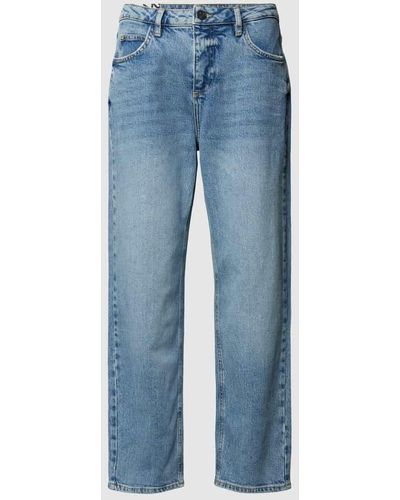 Opus Jeans in verkürzter Passform Modell 'Lani Glazed' - Blau
