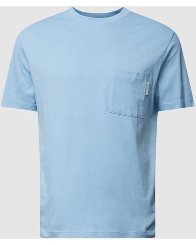 Marc O' Polo T-shirt Met Borstzak - Blauw