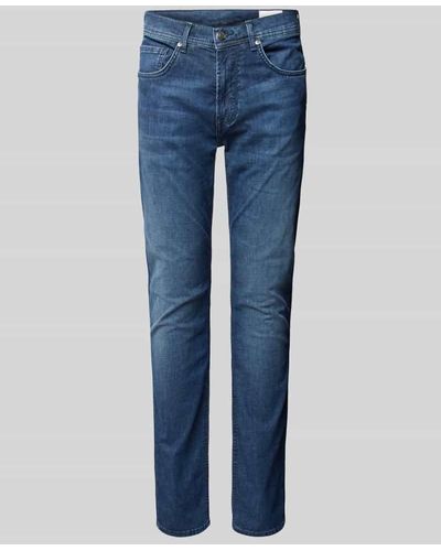 Baldessarini Regular Fit Jeans mit Eingrifftaschen - Blau
