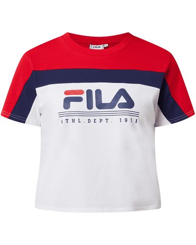 Fila T-Shirt mit Print Modell 'Belek' - Blau