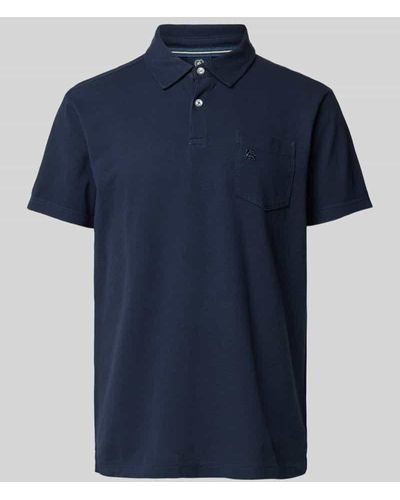 Lerros T-Shirt mit Rundhalsausschnitt - Blau
