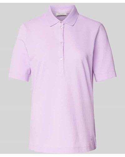 maerz muenchen Poloshirt mit Knopfleiste - Pink