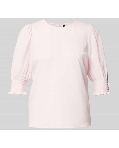 Vero Moda Bluse mit Smok-Details Modell 'NINA' - Pink