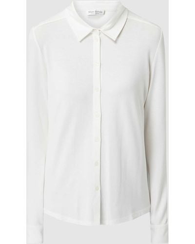 Marc O' Polo Blouse Met Stretch - Wit