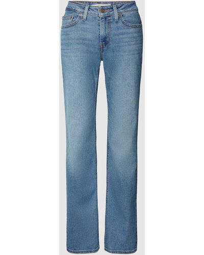 Levi's Jeans Met Labelpatch - Blauw