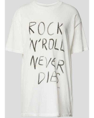 Anine Bing T-Shirt mit Motiv-Print - Weiß