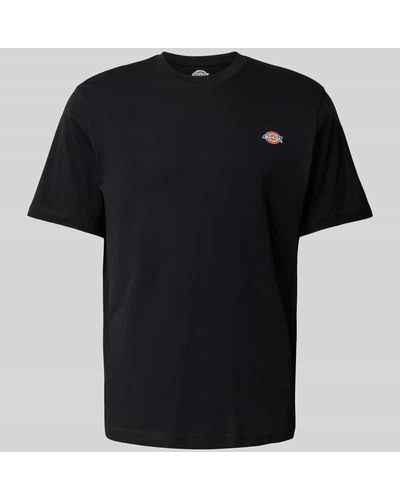 Dickies T-Shirt mit Label-Print Modell 'MAPLETON' - Schwarz
