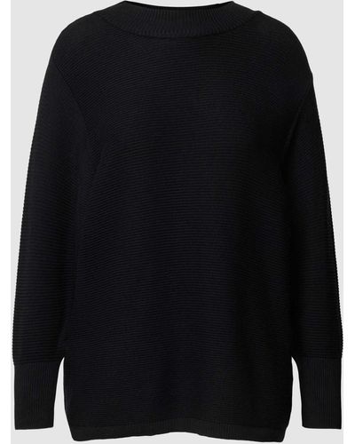 MORE&MORE Gebreide Pullover - Zwart