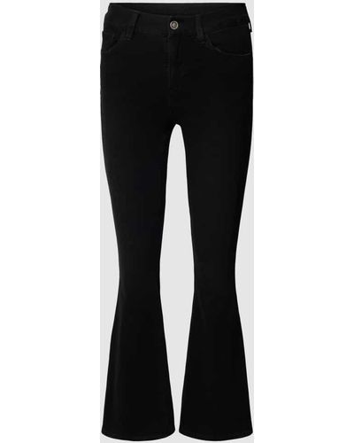 Liu Jo Regular Fit Jeans mit Label-Applikation Modell 'B.UP PRINCESS' - Schwarz