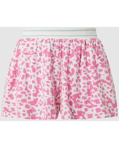 Pj Salvage Pyjamashorts mit elastischem Bund - Pink