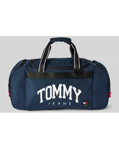 Tommy Hilfiger Duffle Bag mit Label-Print Modell 'PREP SPORT' - Blau