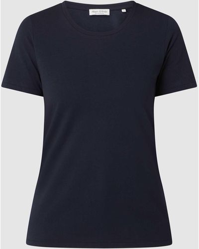 Marc O' Polo T-shirt Met Ronde Hals - Blauw