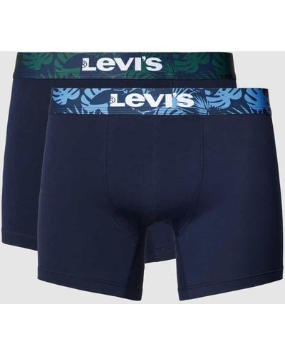 Levi's Trunks mit elastischem Logo-Bund - Blau