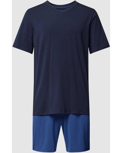 Schiesser Pyjama - Blauw