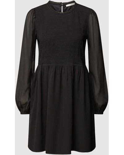 Edc By Esprit Mini-jurk Met Smokdetails - Zwart
