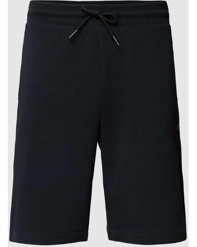 Napapijri Straight Fit Shorts mit elastischem Bund - Schwarz