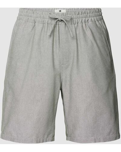 Anerkjendt Shorts mit elastischem Bund Modell 'JAMES' - Grau