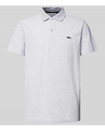 Lacoste Poloshirt mit Label-Detail - Weiß