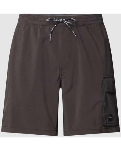 O'neill Sportswear Shorts mit elastischem Bund - Grau
