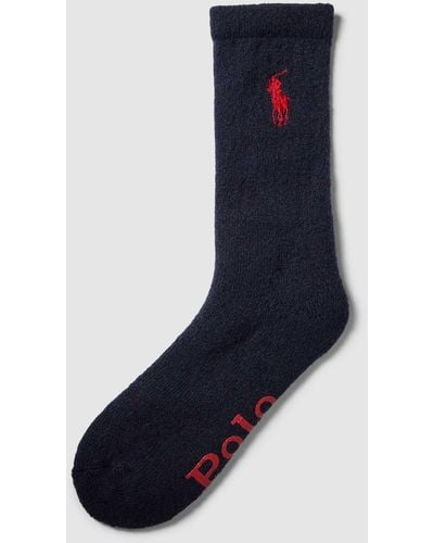 Polo Ralph Lauren Socken mit Label-Stitching - Blau