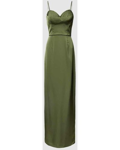 Vera Wang Abendkleid mit Herz-Ausschnitt Modell 'VALE' - Grün