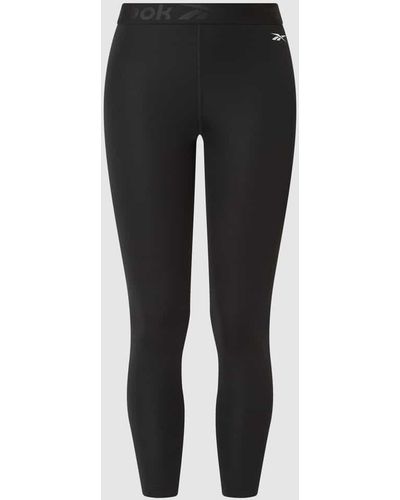 Reebok Sportleggings mit Logo-Bund - Schwarz