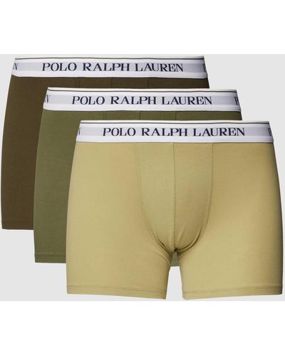 Polo Ralph Lauren Trunks mit elastischem Logo-Bund im 3er-Pack - Mehrfarbig