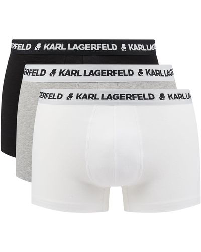 Karl Lagerfeld Boxershort Met Stretch - Wit