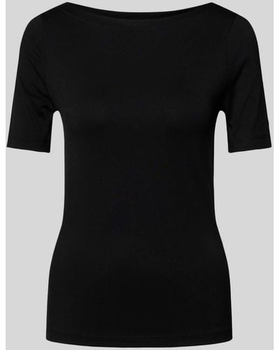 Vero Moda T-shirt Met Boothals - Zwart