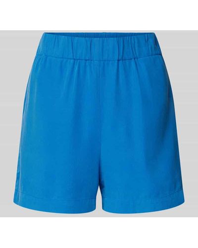 Marc O' Polo Regular Fit Shorts mit elastischem Bund - Blau