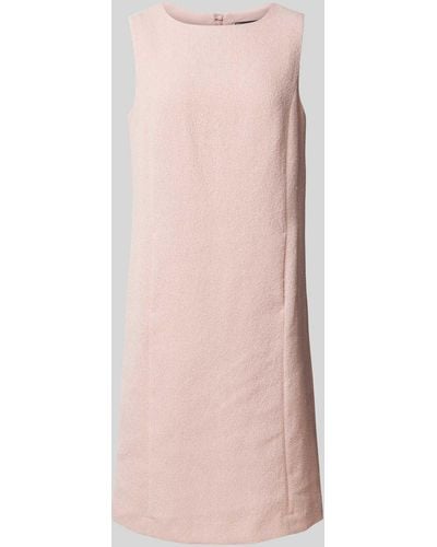 White Label Knielanges Kleid mit Rundhalsausschnitt - Pink