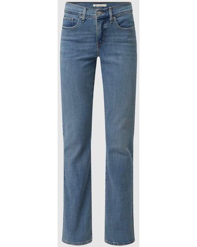 Levi's® 300 Shaping Bootcut Jeans mit Stretch-Anteil Modell '315' - Blau