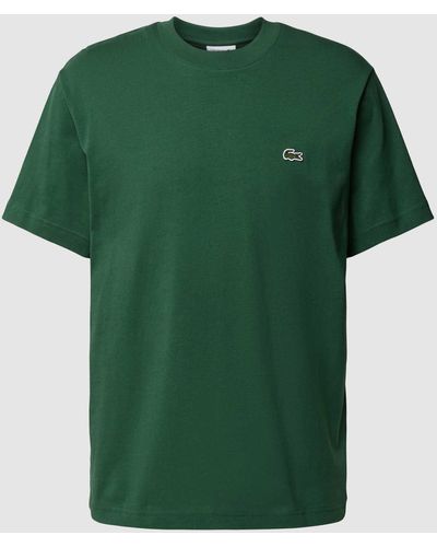 Lacoste T-Shirt mit Rundhalsausschnitt Modell 'BASIC' - Grün