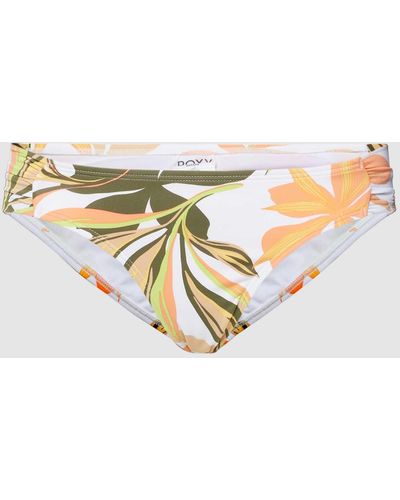 Roxy Bikini-Hose mit Allover-Muster Modell 'PT BEACH CLASSICS MODERAT' - Mettallic