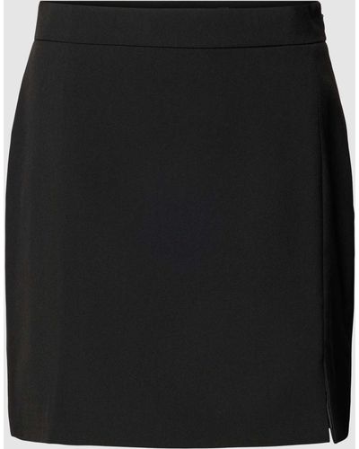 Vero Moda Minirok Met Pijpsplit - Zwart