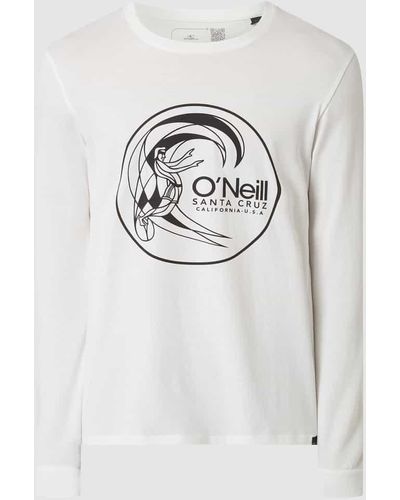 O'neill Sportswear Regular Fit Longsleeve mit Logo - Grau