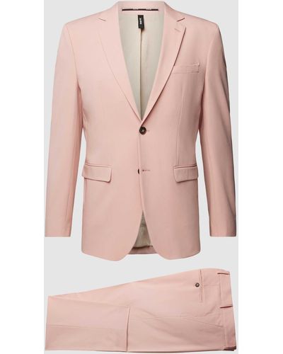 SELECTED Slim Fit 2-Knopf-Sakko Modell 'LIAM' - Pink