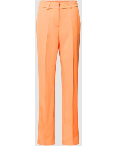 Y.A.S Stoffhose mit seitlichen Eingrifftaschen Modell 'Bluris' - Orange