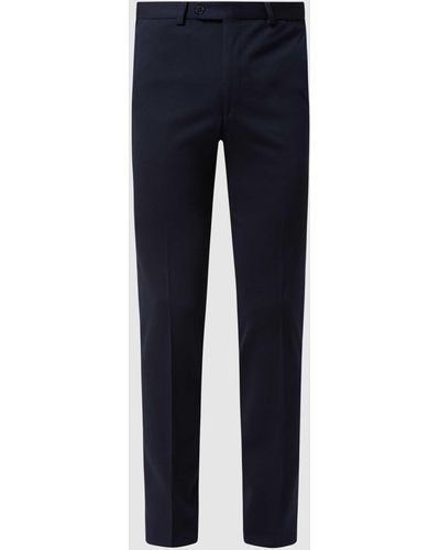 DIGEL Modern Fit Pantalon Van Jersey - Blauw